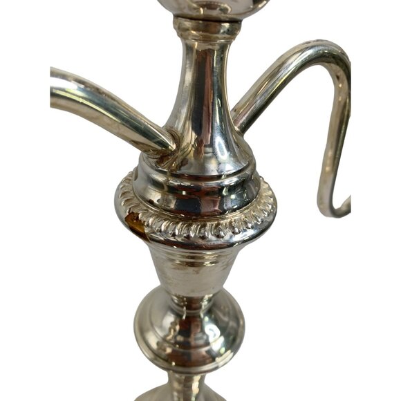 VTG FB Rogers 7583  Silver Candelabra Candle Holder Holiday 13 x 13 Bridgerton - Picture 6 of 9